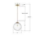 CRYSTORAMA, ORLY PENDANT, PENDANT LIGHT