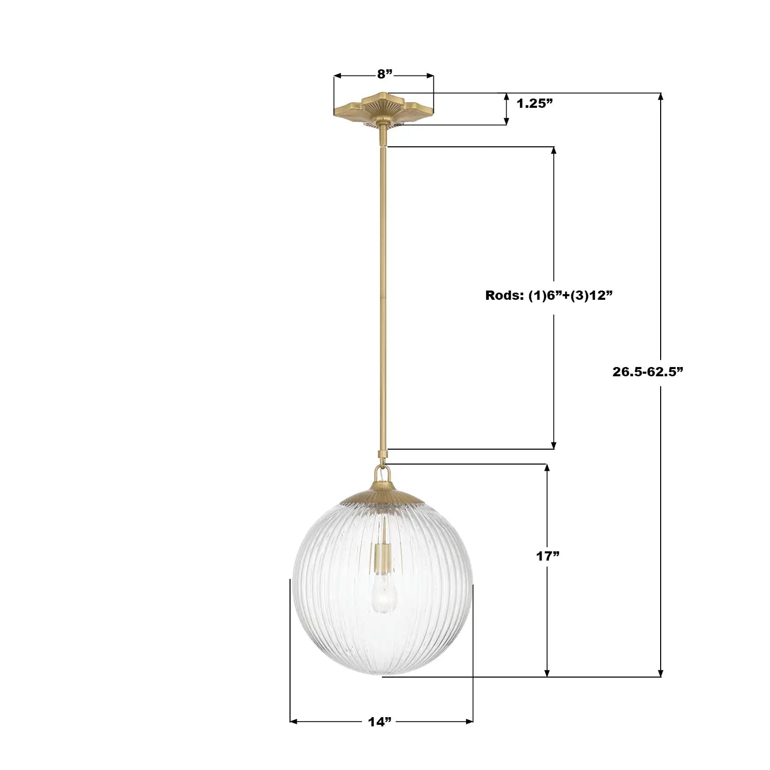 CRYSTORAMA, ORLY PENDANT, PENDANT LIGHT