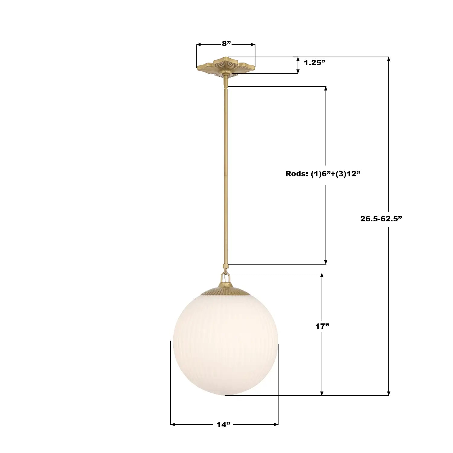 CRYSTORAMA, ORLY PENDANT, PENDANT LIGHT