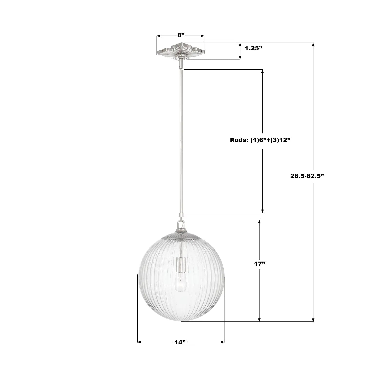 CRYSTORAMA, ORLY PENDANT, PENDANT LIGHT