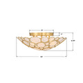 CRYSTORAMA, PALLA SEMI FLUSH MOUNT, FLUSH MOUNT CEILING LIGHTS