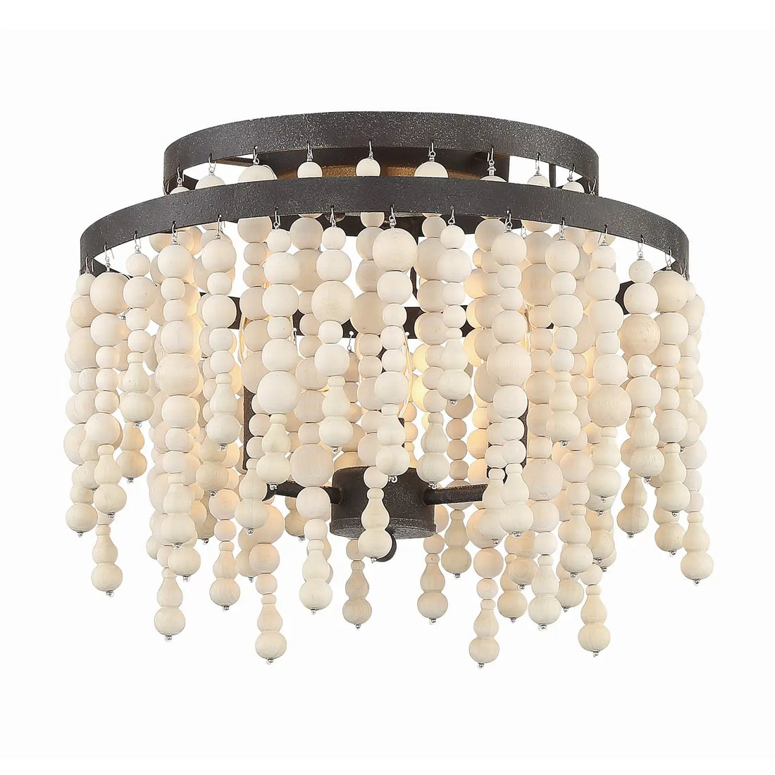 CRYSTORAMA, POPPY FORGED SEMI FLUSH MOUNT, FLUSH MOUNT CEILING LIGHTS