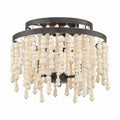 CRYSTORAMA, POPPY FORGED SEMI FLUSH MOUNT, FLUSH MOUNT CEILING LIGHTS