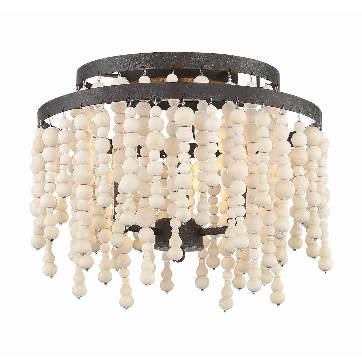 CRYSTORAMA, POPPY FORGED SEMI FLUSH MOUNT, FLUSH MOUNT CEILING LIGHTS