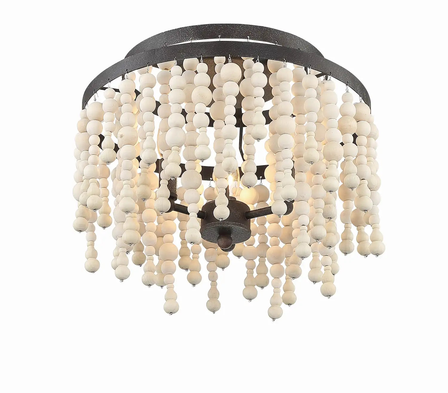 CRYSTORAMA, POPPY FORGED SEMI FLUSH MOUNT, FLUSH MOUNT CEILING LIGHTS