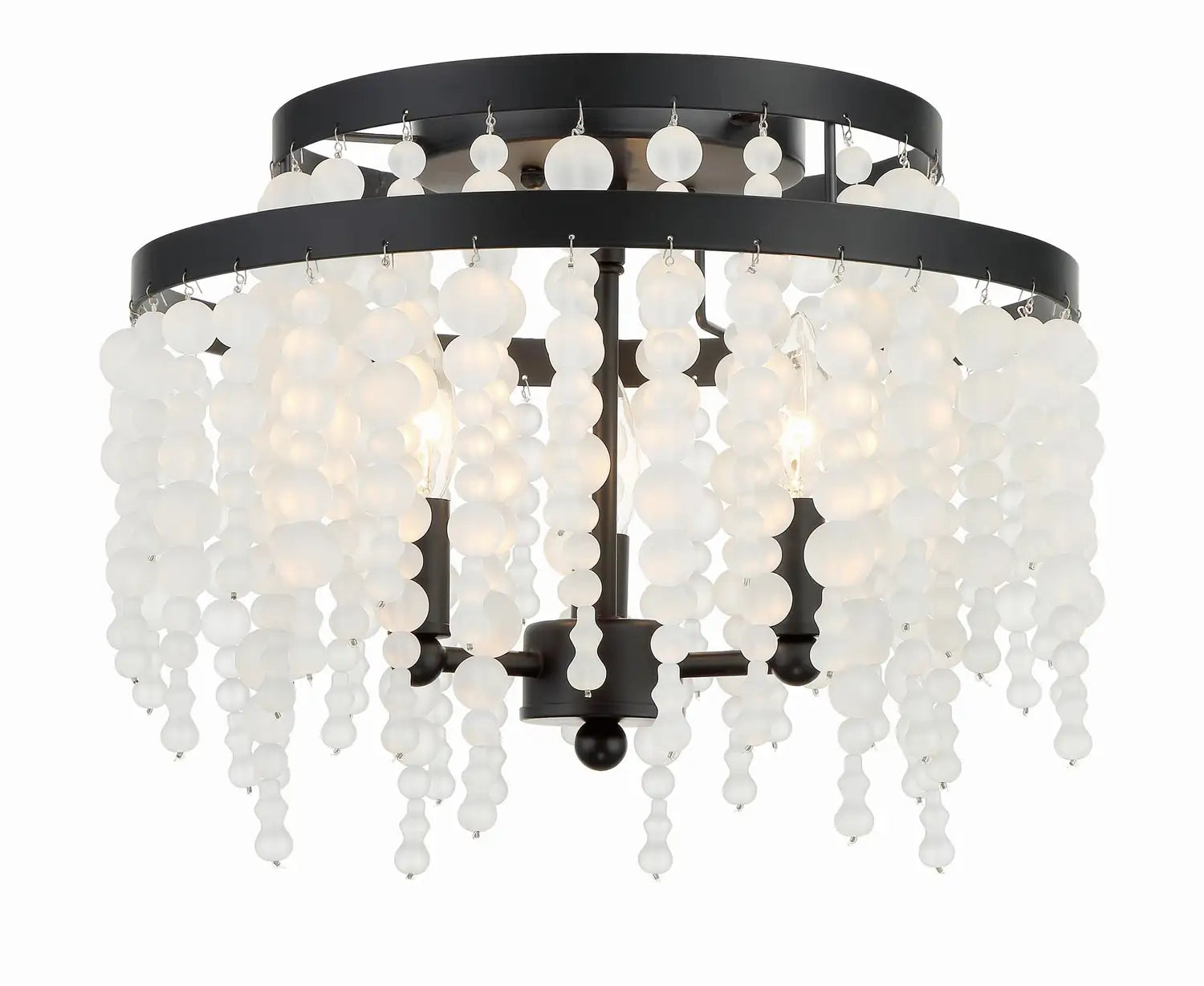 CRYSTORAMA, POPPY SEMI FLUSH MOUNT, FLUSH MOUNT CEILING LIGHTS