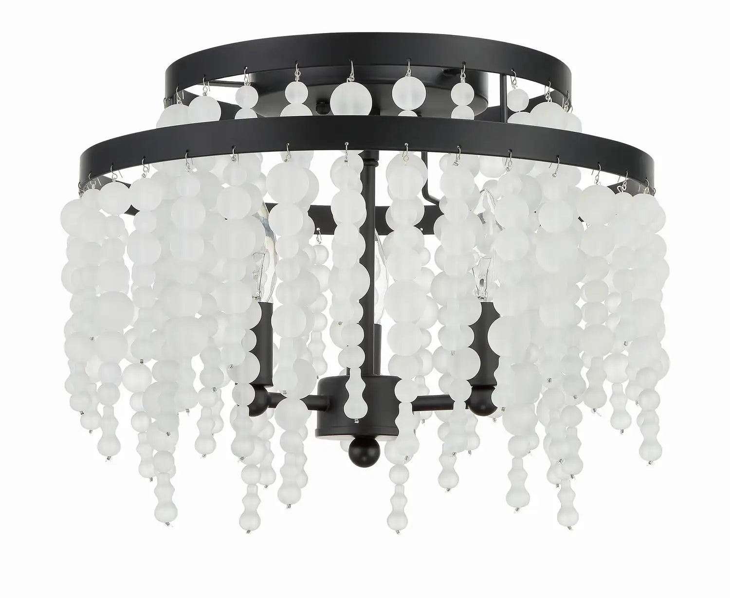 CRYSTORAMA, POPPY SEMI FLUSH MOUNT, FLUSH MOUNT CEILING LIGHTS