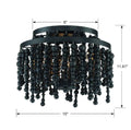 CRYSTORAMA, POPPY SEMI FLUSH MOUNT, FLUSH MOUNT CEILING LIGHTS