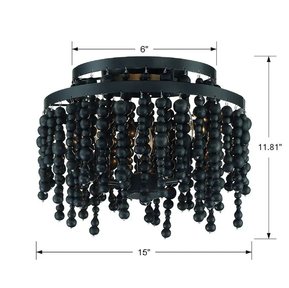 CRYSTORAMA, POPPY SEMI FLUSH MOUNT, FLUSH MOUNT CEILING LIGHTS