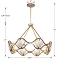 CRYSTORAMA, QUINCY CHANDELIER, CHANDELIER LIGHT