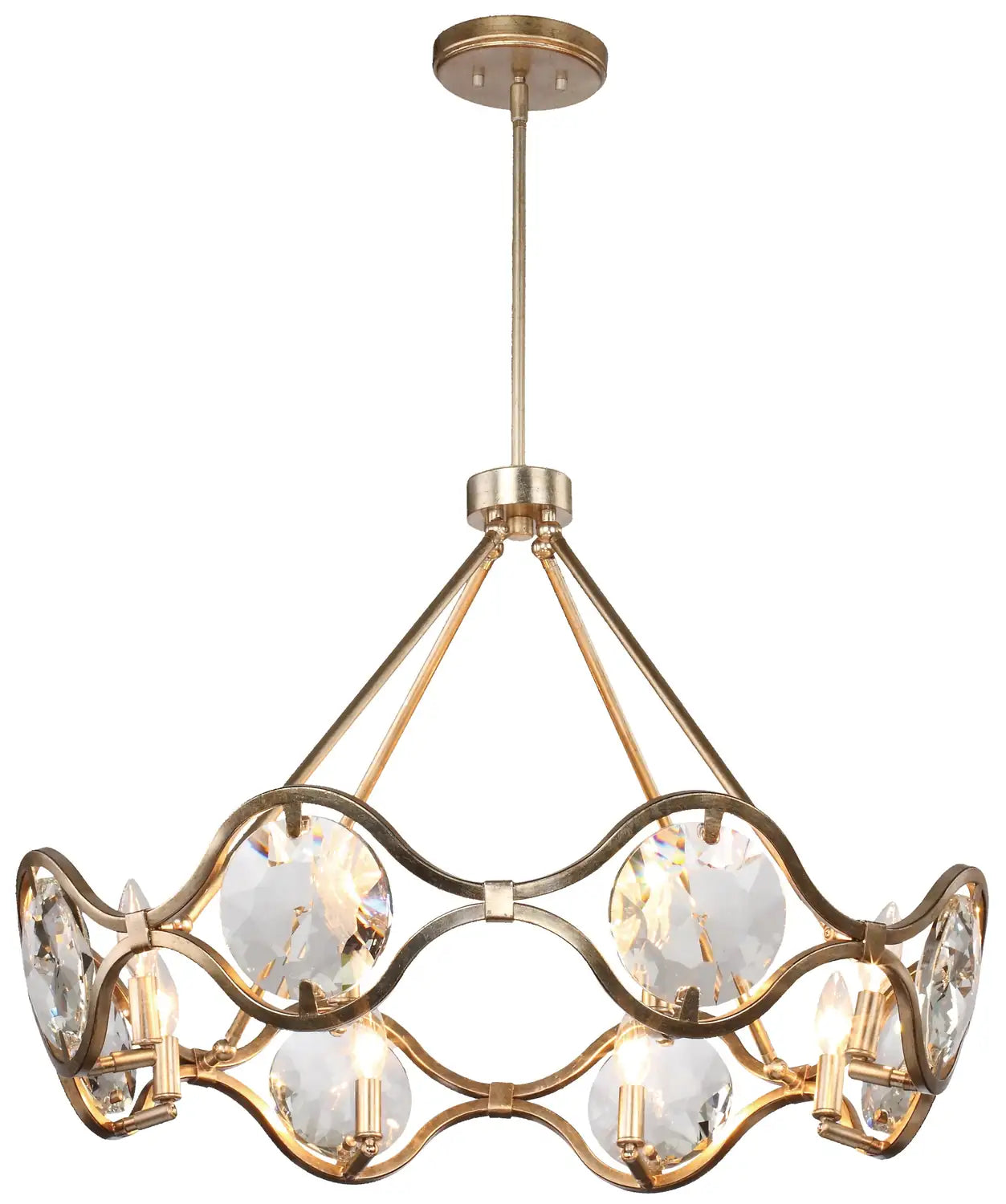 CRYSTORAMA, QUINCY CHANDELIER, CHANDELIER LIGHT