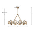 CRYSTORAMA, QUINCY CHANDELIER, CHANDELIER LIGHT