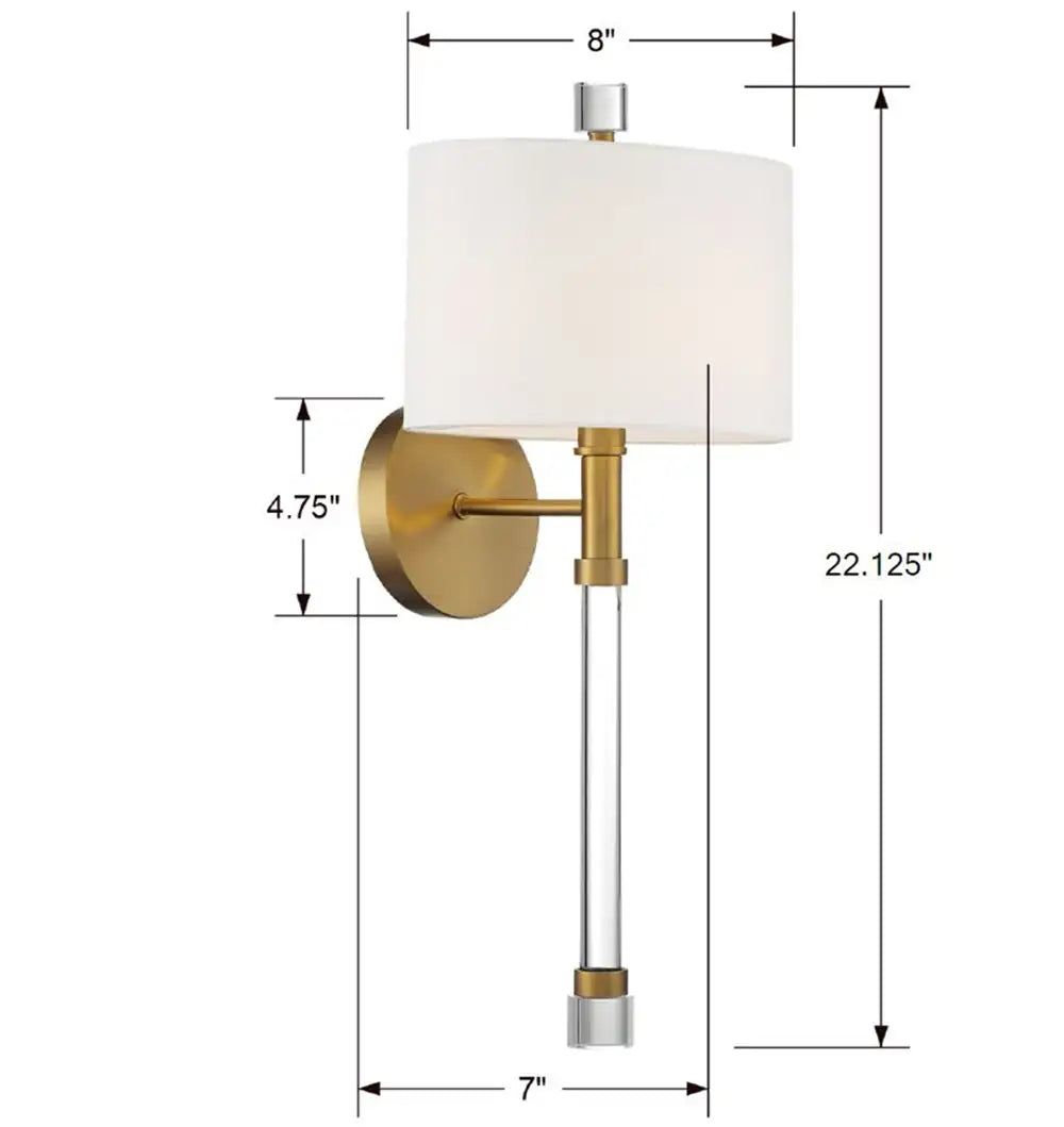 CRYSTORAMA, RACHEL SCONCE, WALL SCONCES