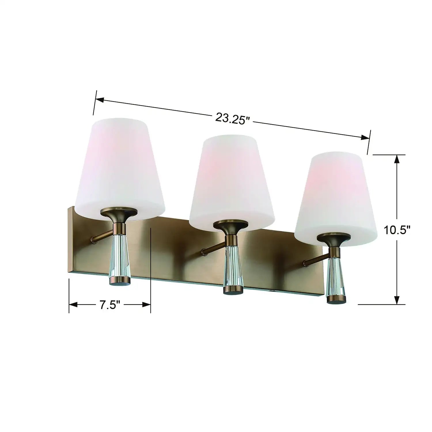 CRYSTORAMA, RAMSEY BATHROOM VANITY, VANITY LIGHT