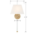 CRYSTORAMA, RENEE SCONCE, WALL SCONCES