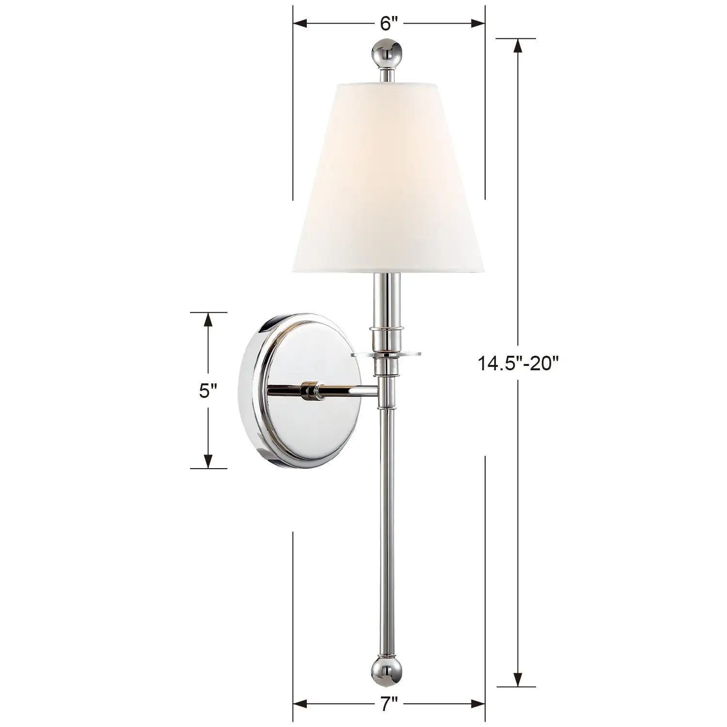 CRYSTORAMA, RIVERDALE SCONCE, WALL SCONCES