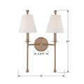 CRYSTORAMA, RIVERDALE SCONCE, WALL SCONCES