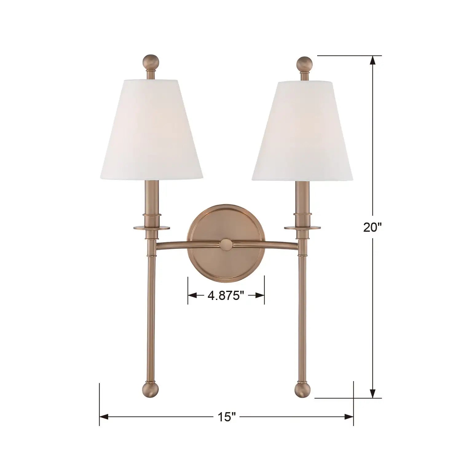 CRYSTORAMA, RIVERDALE SCONCE, WALL SCONCES