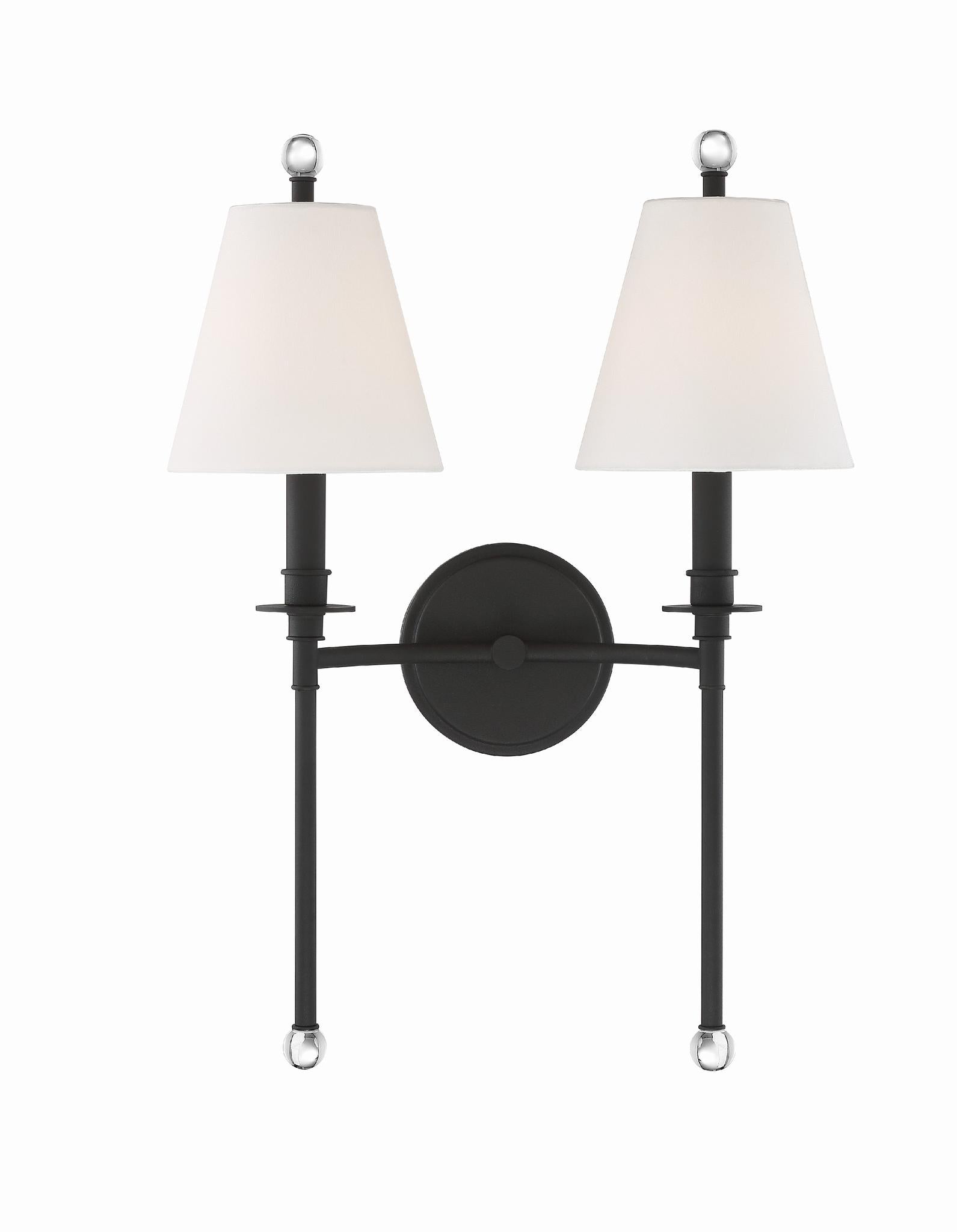 CRYSTORAMA, RIVERDALE SCONCE, WALL SCONCES