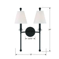 CRYSTORAMA, RIVERDALE SCONCE, WALL SCONCES