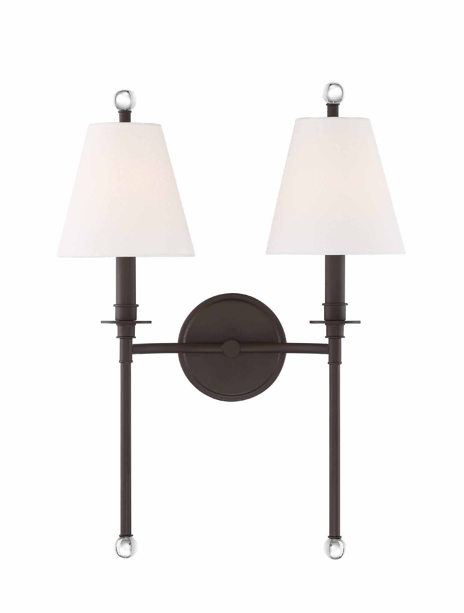 CRYSTORAMA, RIVERDALE SCONCE, WALL SCONCES