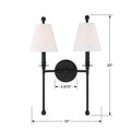 CRYSTORAMA, RIVERDALE SCONCE, WALL SCONCES
