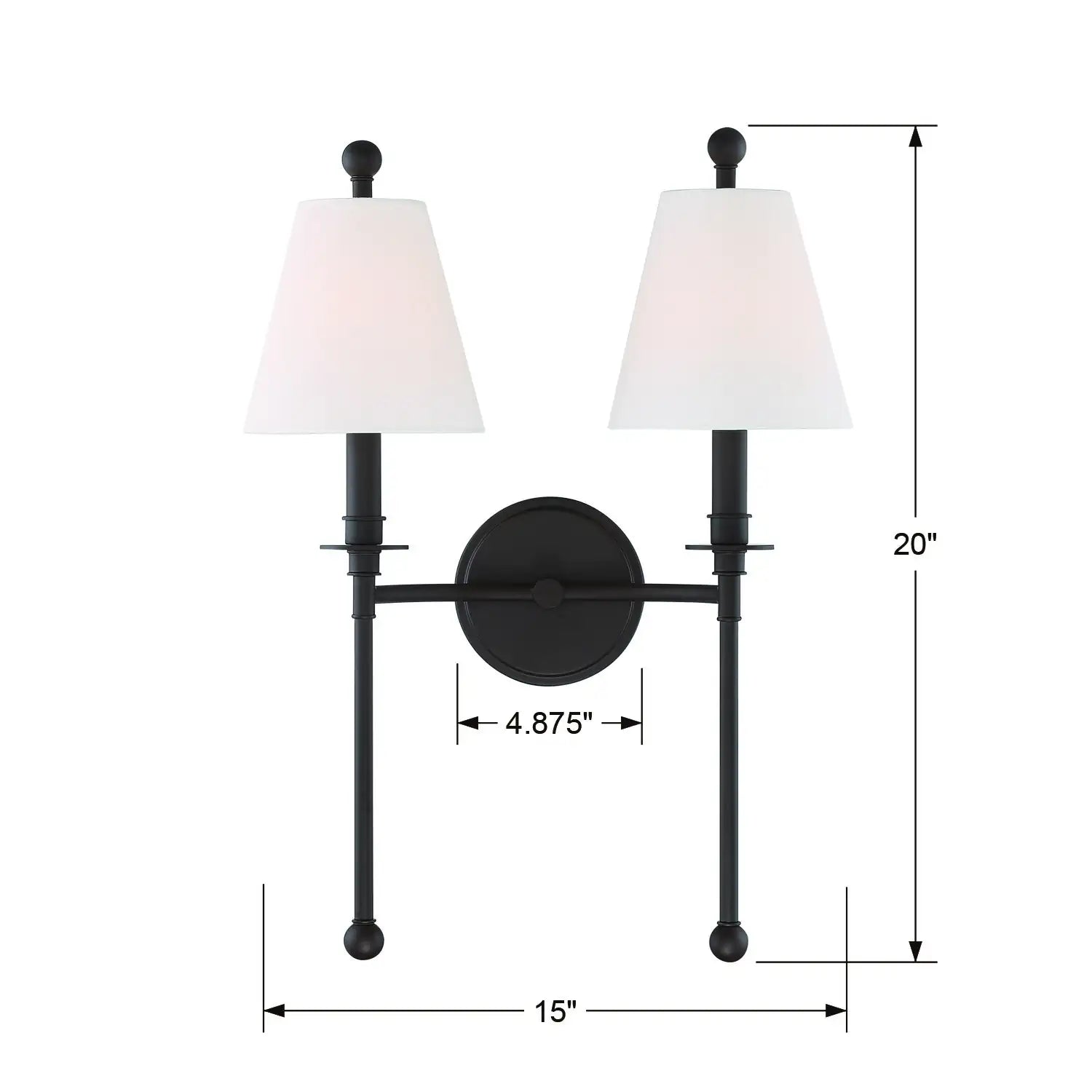 CRYSTORAMA, RIVERDALE SCONCE, WALL SCONCES