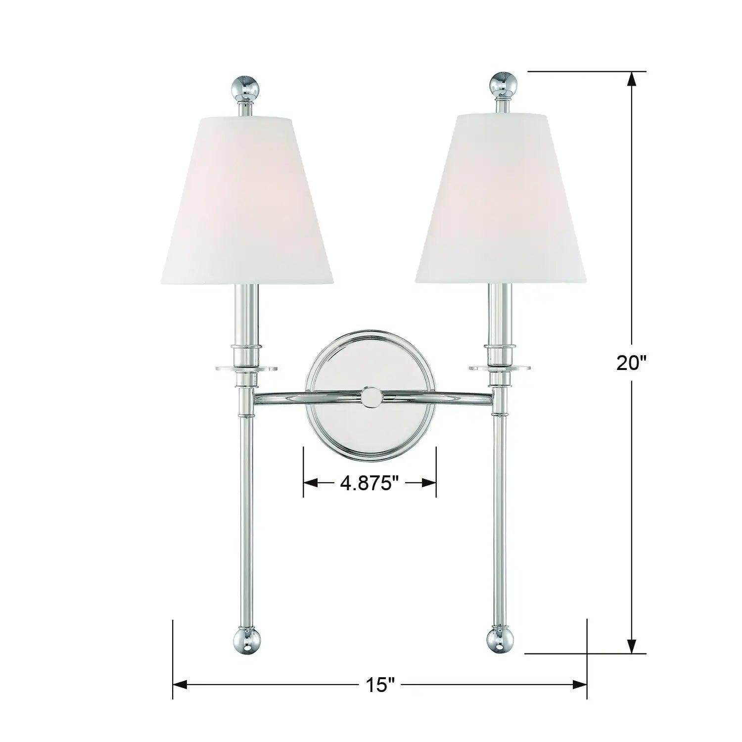 CRYSTORAMA, RIVERDALE SCONCE, WALL SCONCES
