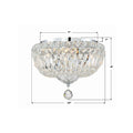 CRYSTORAMA, ROSLYN FLUSH MOUNT, FLUSH MOUNT CEILING LIGHTS
