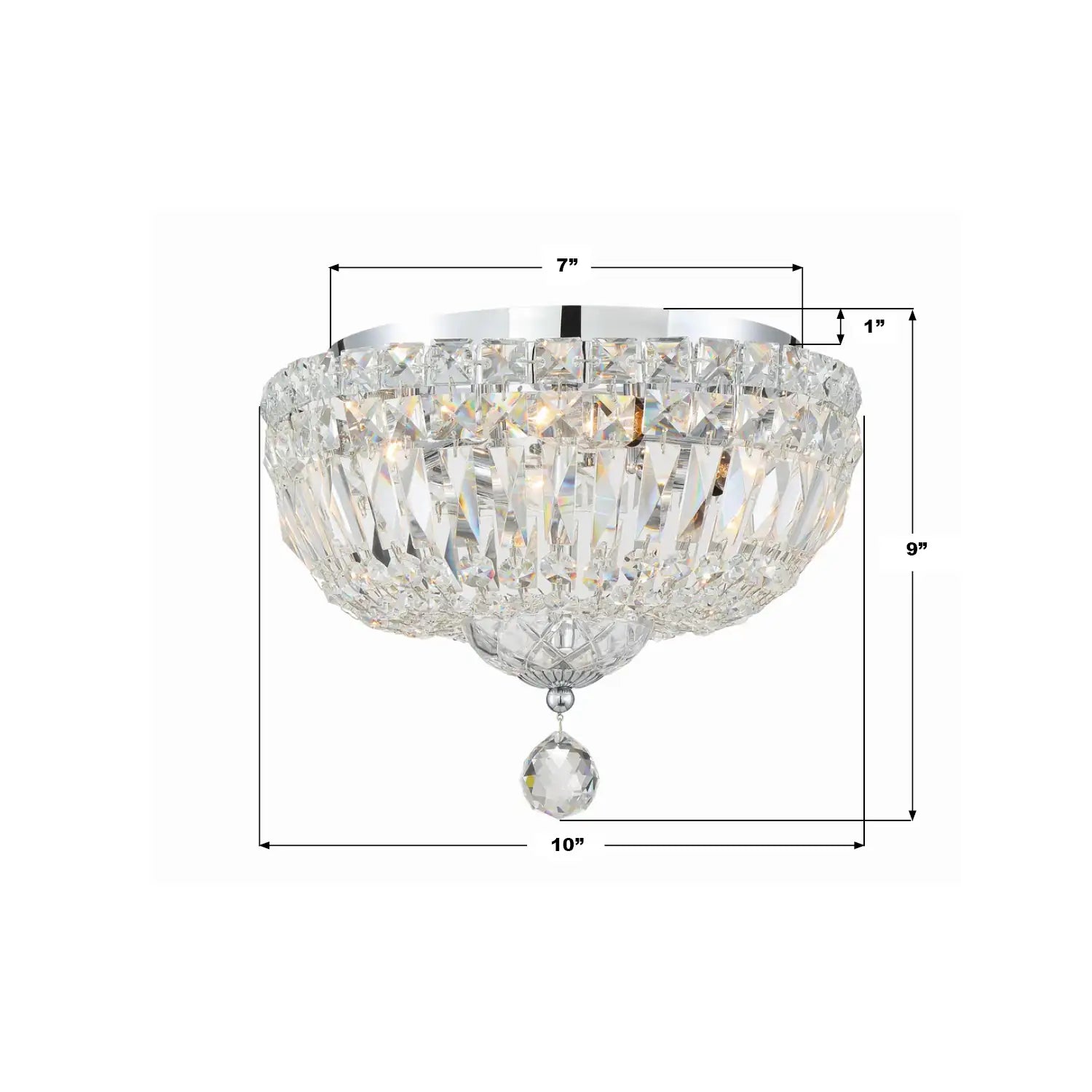 CRYSTORAMA, ROSLYN FLUSH MOUNT, FLUSH MOUNT CEILING LIGHTS