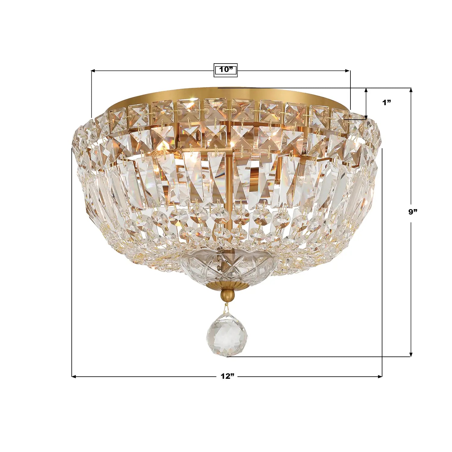 CRYSTORAMA, ROSLYN FLUSH MOUNT, FLUSH MOUNT CEILING LIGHTS
