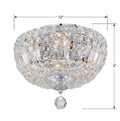 CRYSTORAMA, ROSLYN FLUSH MOUNT, FLUSH MOUNT CEILING LIGHTS