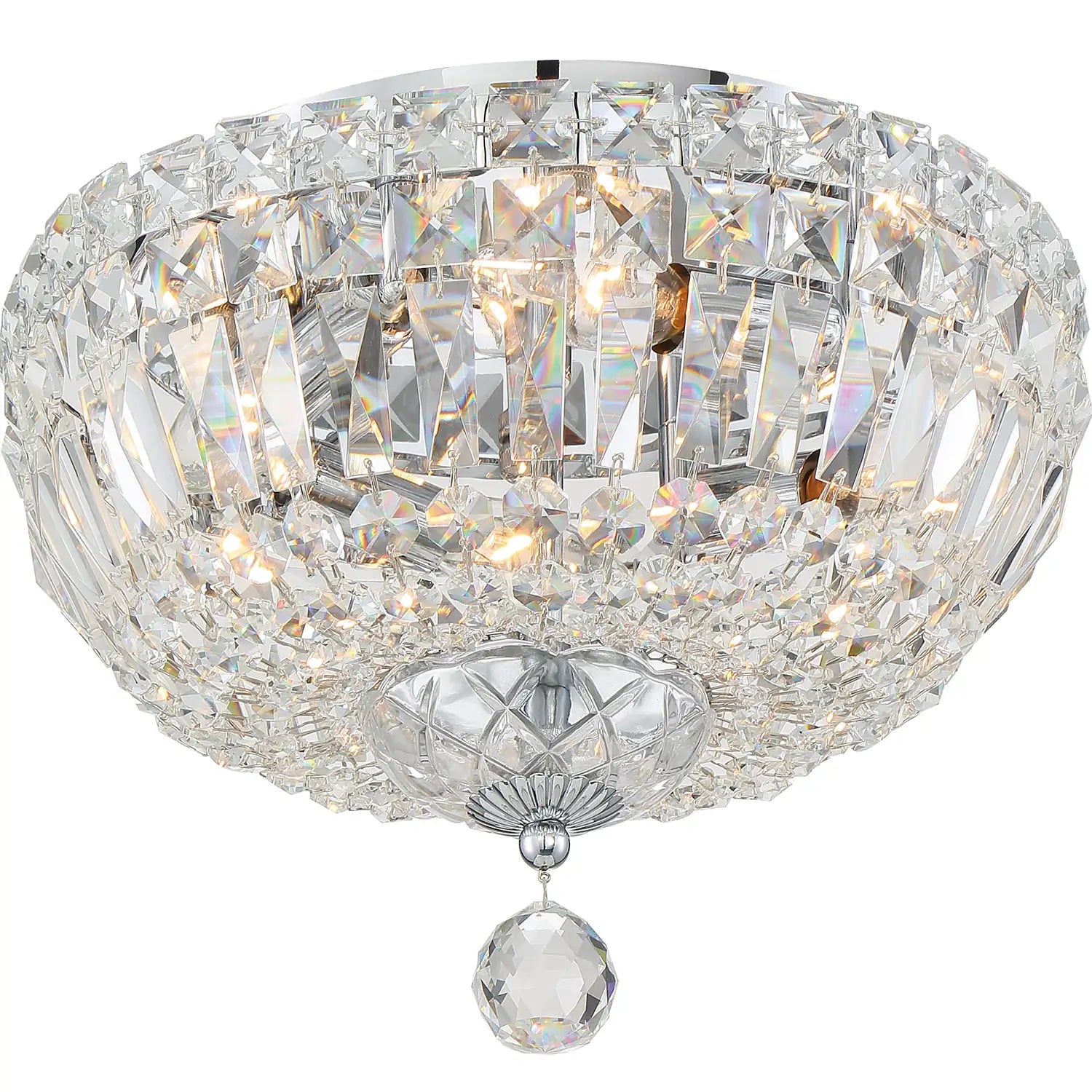 CRYSTORAMA, ROSLYN FLUSH MOUNT, FLUSH MOUNT CEILING LIGHTS