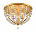 CRYSTORAMA, ROXY FLUSH MOUNT, FLUSH MOUNT CEILING LIGHTS