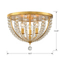 CRYSTORAMA, ROXY FLUSH MOUNT, FLUSH MOUNT CEILING LIGHTS