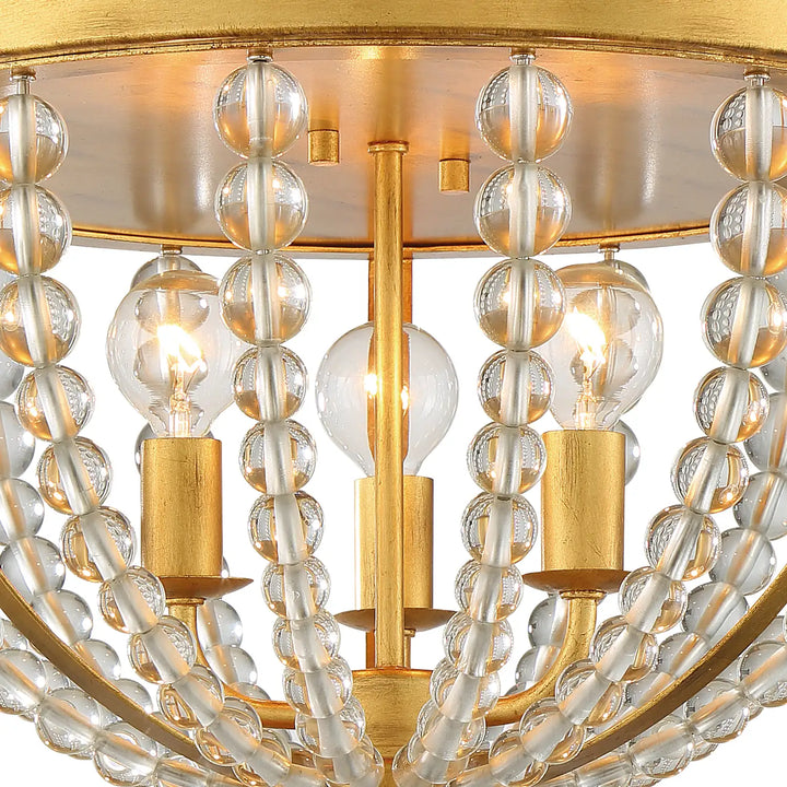 CRYSTORAMA, ROXY FLUSH MOUNT, FLUSH MOUNT CEILING LIGHTS