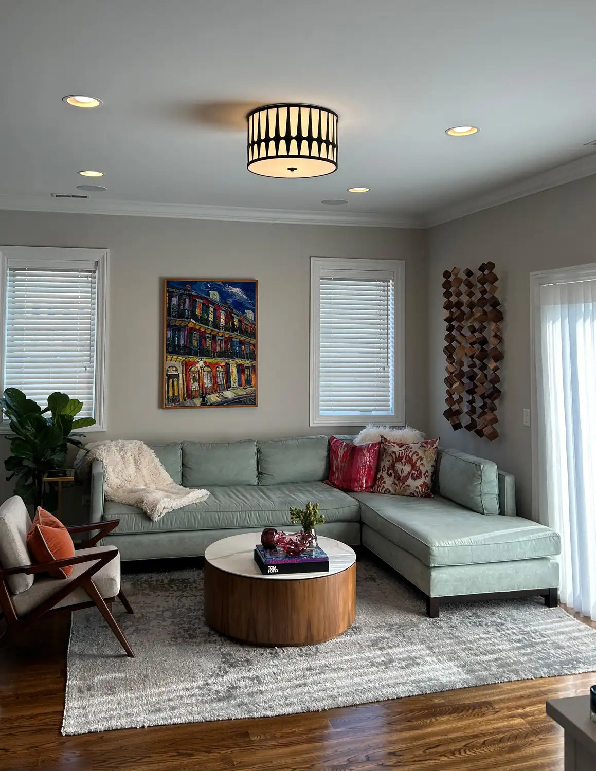 CRYSTORAMA, ROYSTON FLUSH MOUNT, FLUSH MOUNT CEILING LIGHTS