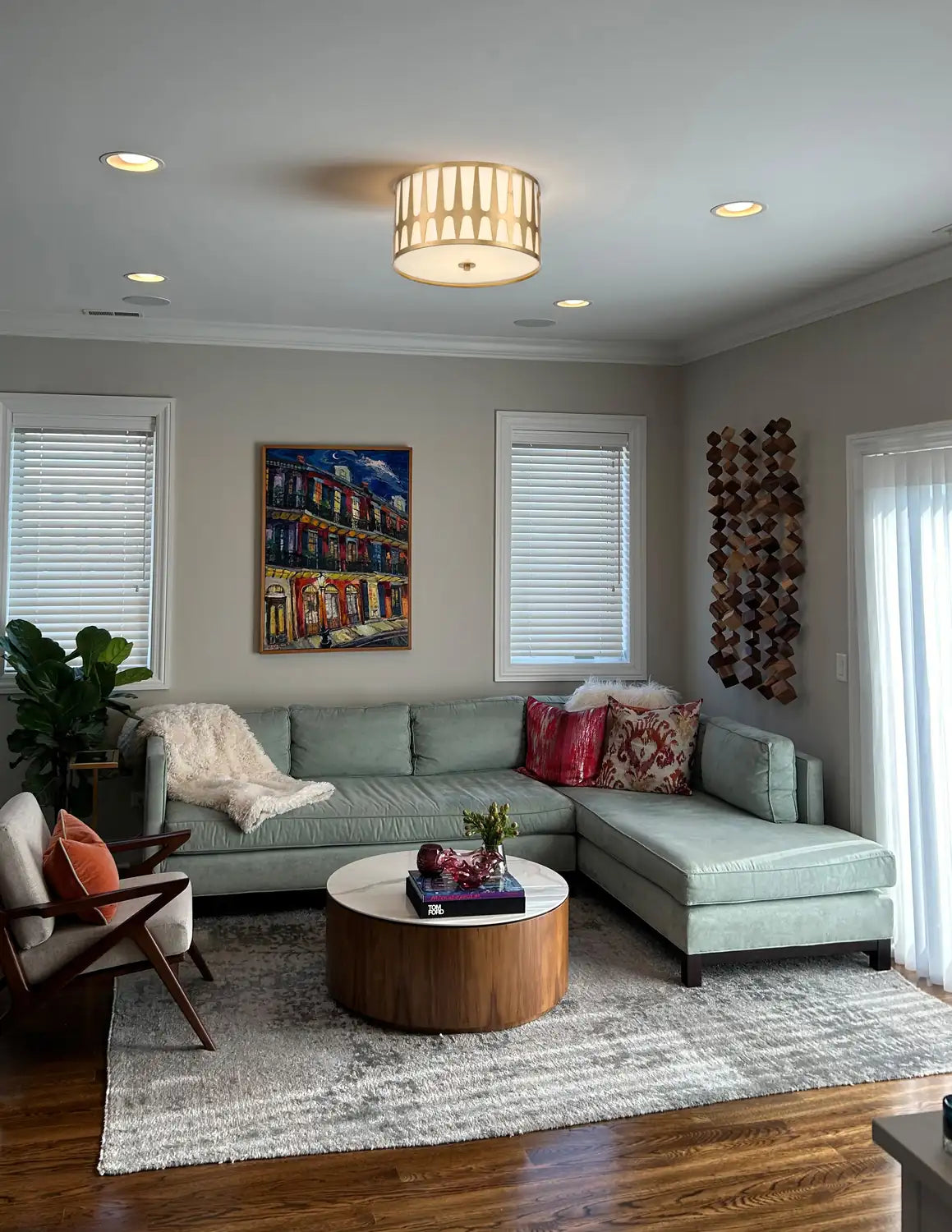 CRYSTORAMA, ROYSTON FLUSH MOUNT, FLUSH MOUNT CEILING LIGHTS