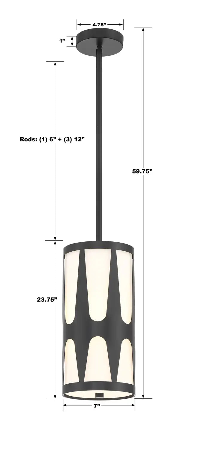 CRYSTORAMA, ROYSTON PENDANT, PENDANT LIGHT