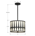 CRYSTORAMA, ROYSTON PENDANT, PENDANT LIGHT