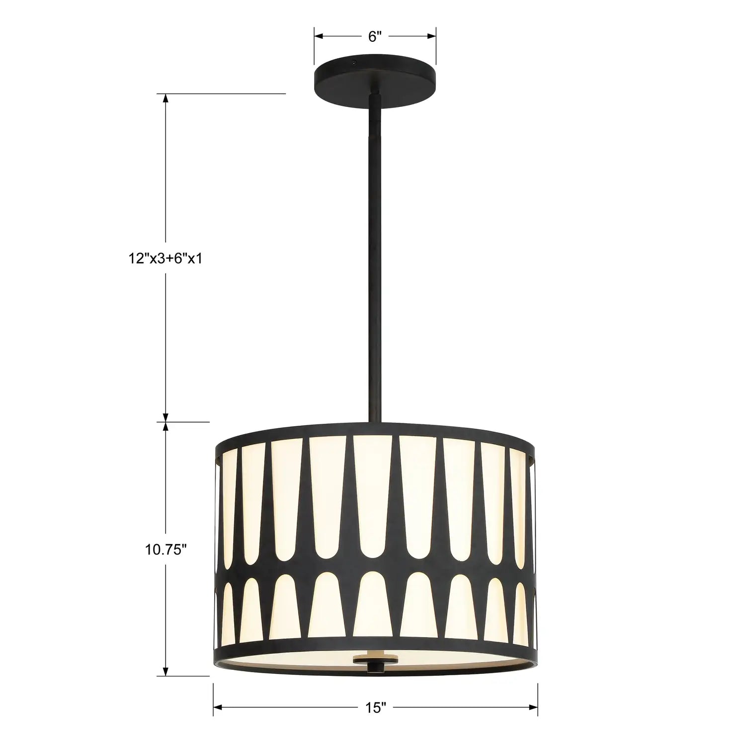 CRYSTORAMA, ROYSTON PENDANT, PENDANT LIGHT