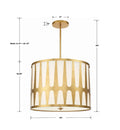 CRYSTORAMA, ROYSTON PENDANT, PENDANT LIGHT