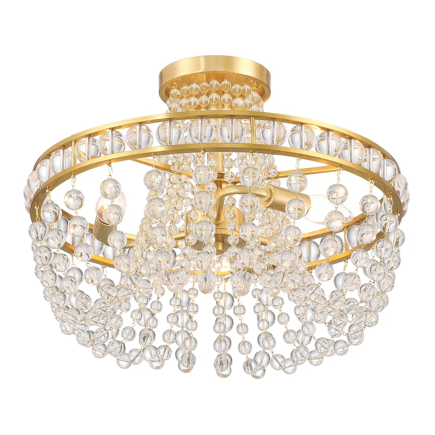 CRYSTORAMA, SEVILLE SEMI FLUSH MOUNT, FLUSH MOUNT CEILING LIGHTS