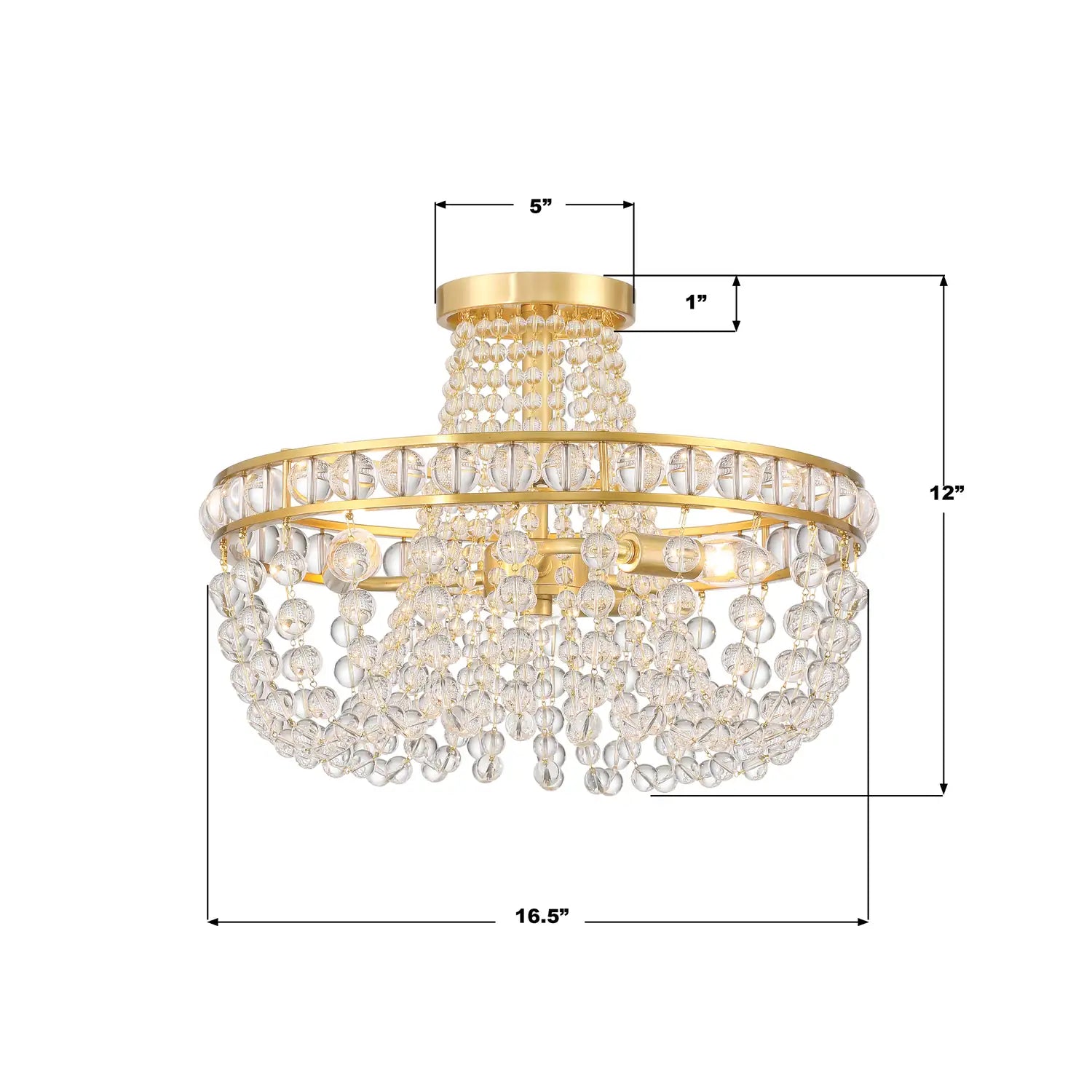 CRYSTORAMA, SEVILLE SEMI FLUSH MOUNT, FLUSH MOUNT CEILING LIGHTS