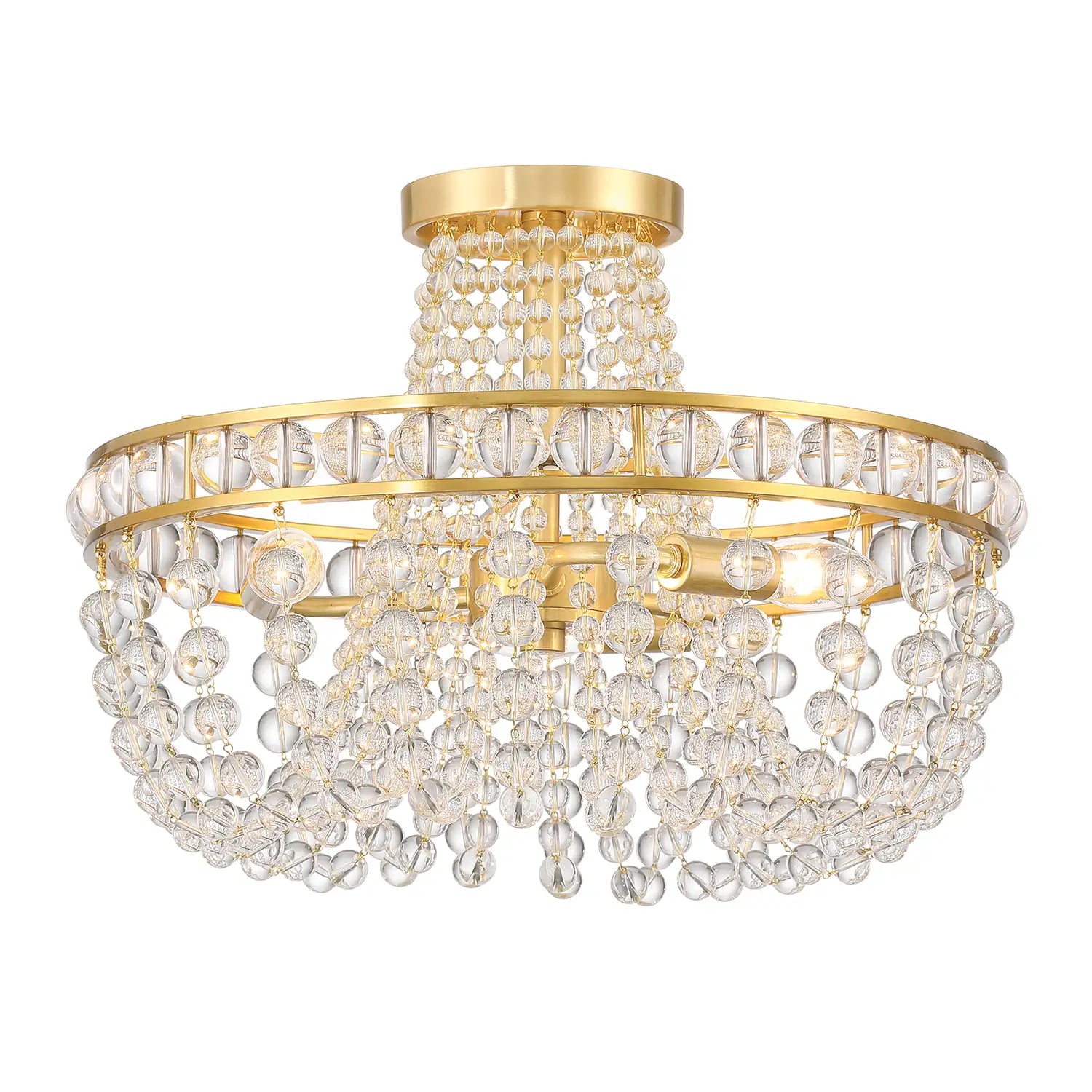 CRYSTORAMA, SEVILLE SEMI FLUSH MOUNT, FLUSH MOUNT CEILING LIGHTS