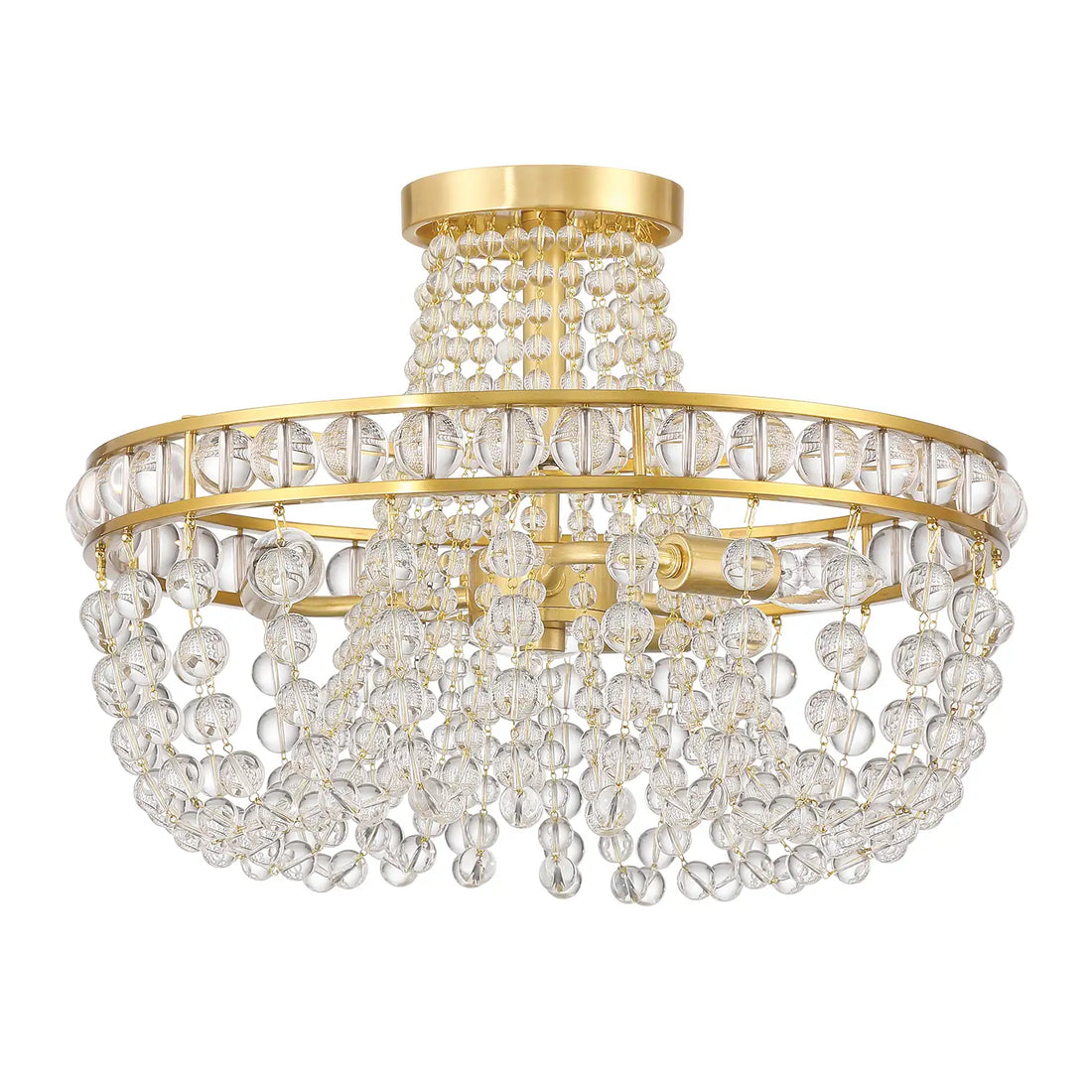 CRYSTORAMA, SEVILLE SEMI FLUSH MOUNT, FLUSH MOUNT CEILING LIGHTS