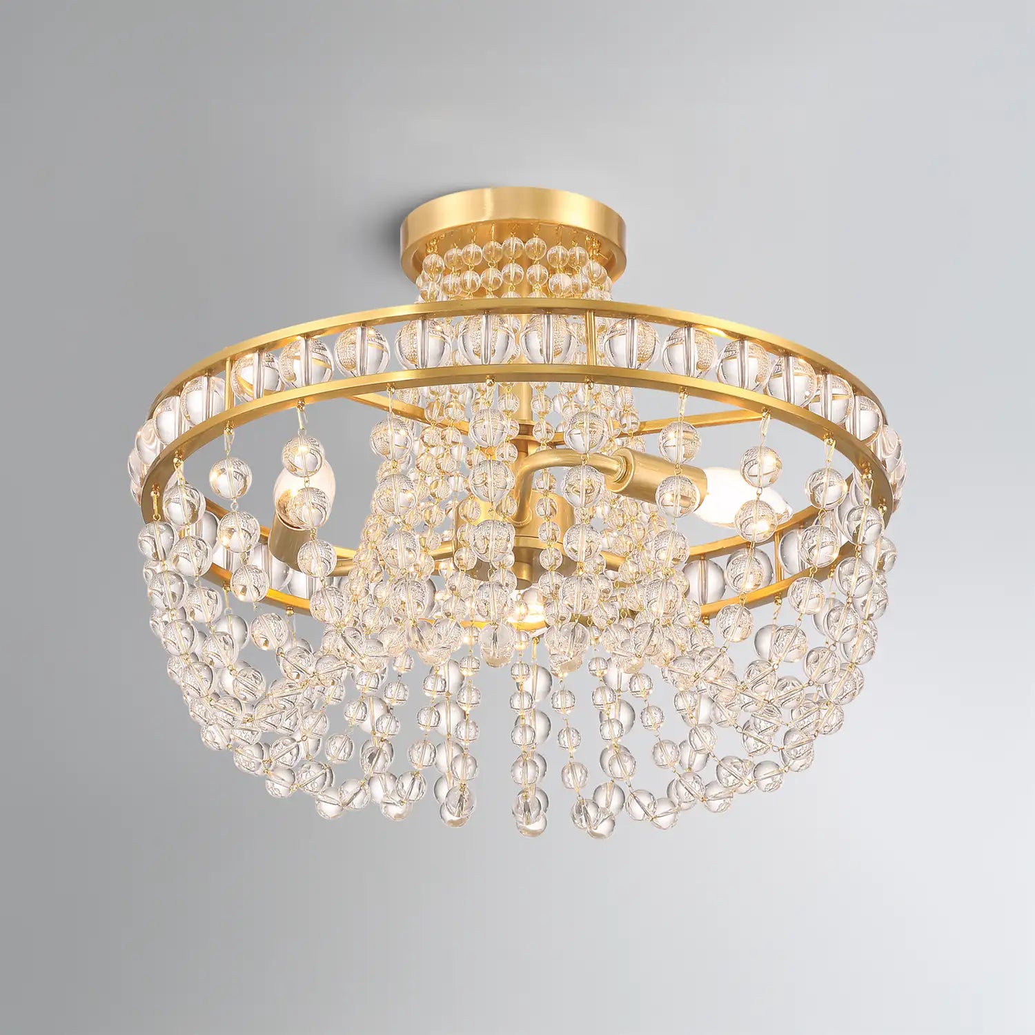 CRYSTORAMA, SEVILLE SEMI FLUSH MOUNT, FLUSH MOUNT CEILING LIGHTS
