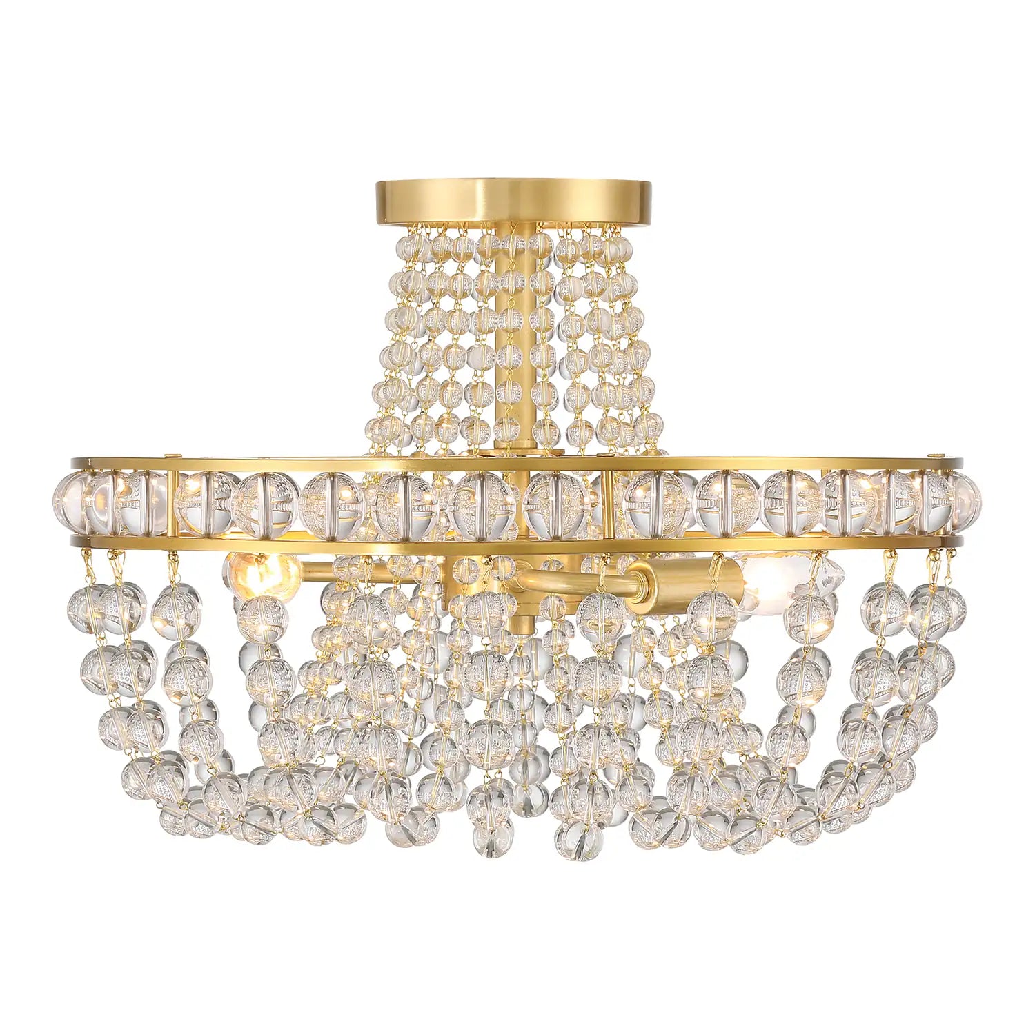CRYSTORAMA, SEVILLE SEMI FLUSH MOUNT, FLUSH MOUNT CEILING LIGHTS