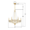 CRYSTORAMA, SEVILLE CHANDELIER, CHANDELIER LIGHT