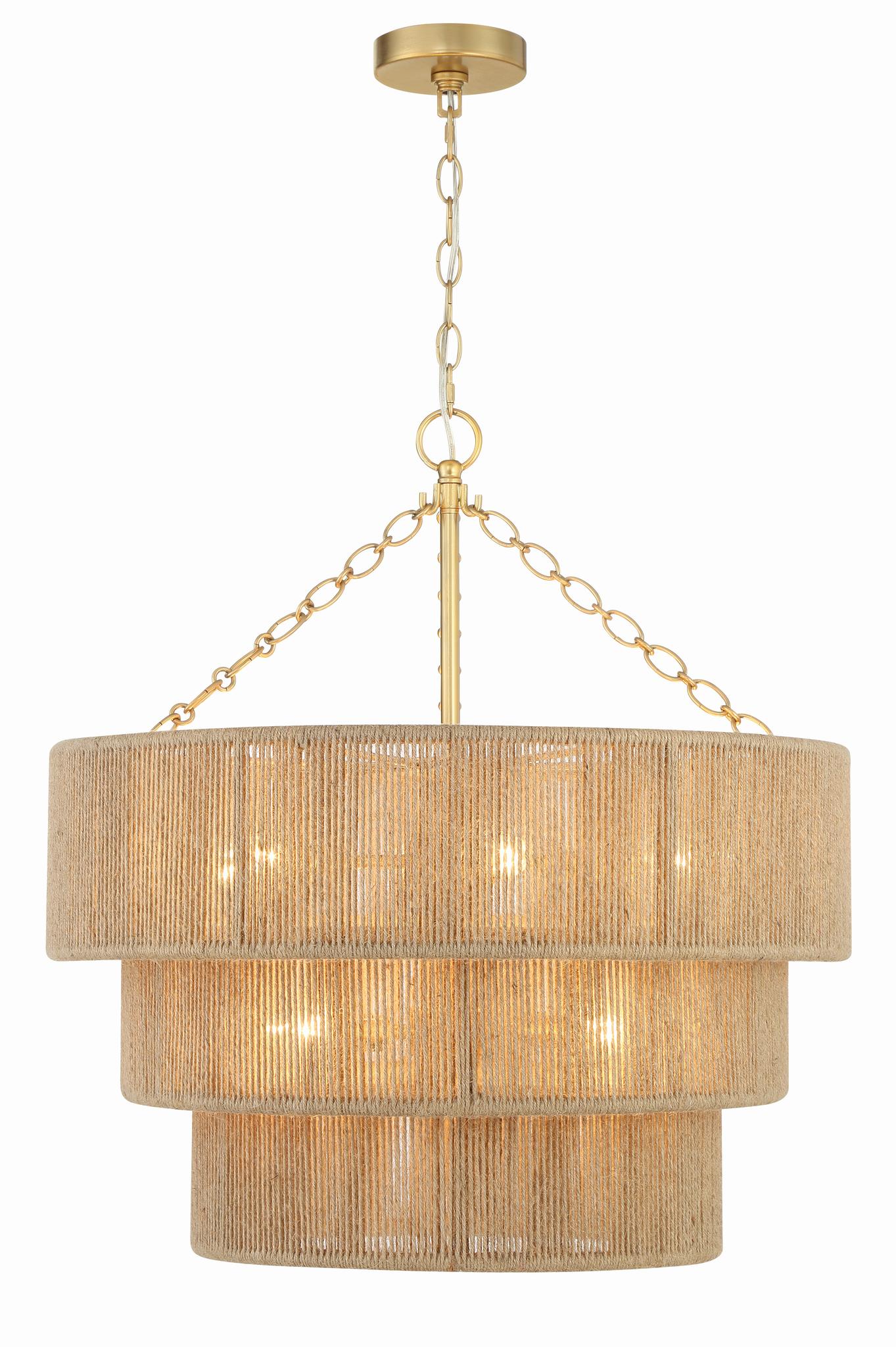 CRYSTORAMA, SHYLA SOFT CHANDELIER, CHANDELIER LIGHT